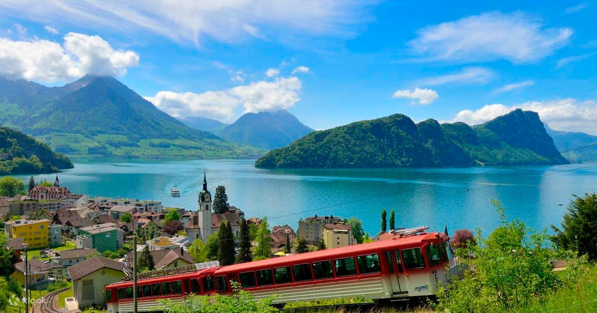 Mount Rigi and Swiss Alps