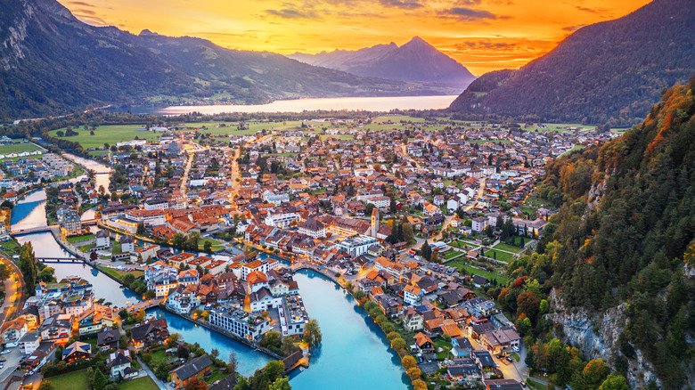 Swiss Alps landscape
