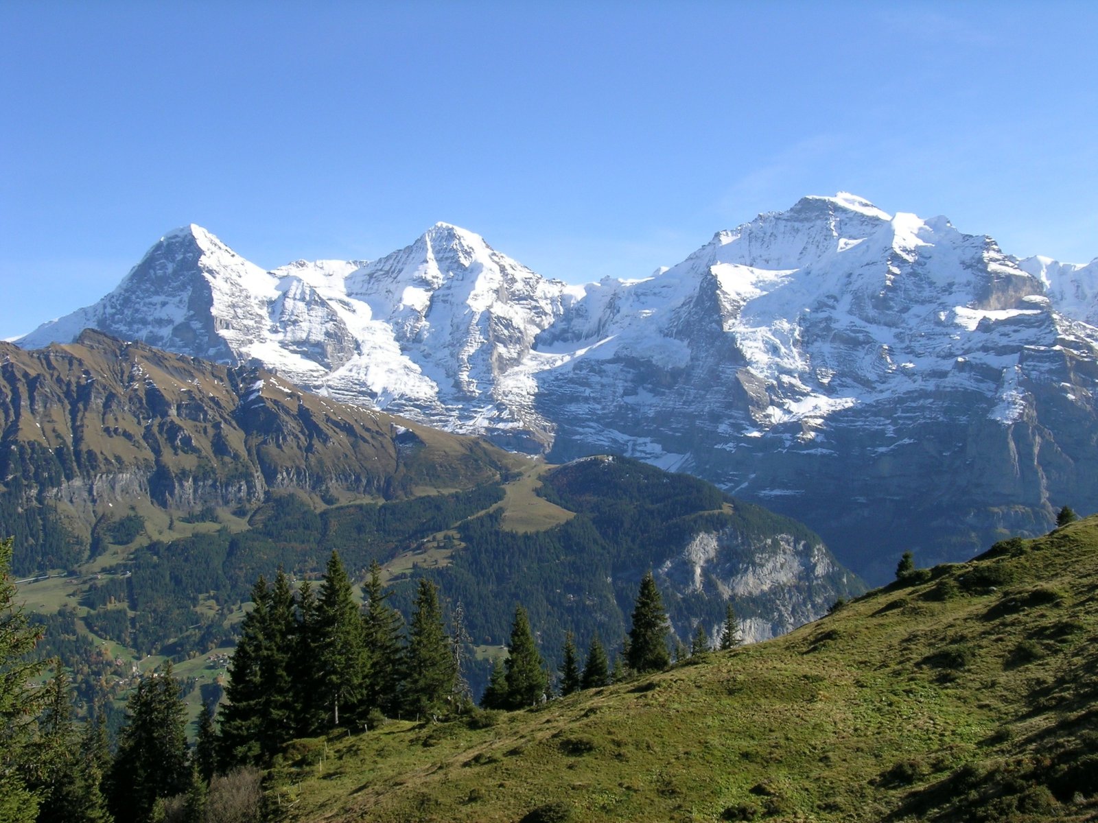 Eiger Mönch Jungfrau mountain landscape